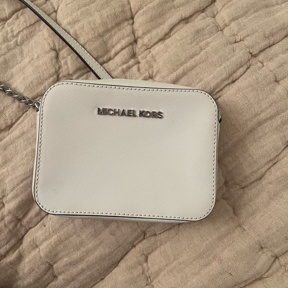 Michael Kors White Crossbody Bag